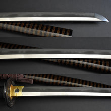 Load image into Gallery viewer, Authentic NIHONTO JAPANESE SAMURAI LONG SWORD KATANA YOSHIKUNI 吉國 signed w/NBTHK HOZON PAPER w/KOSHIRAE ANTIQUE
