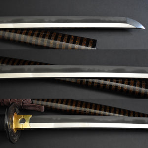 Authentic NIHONTO JAPANESE SAMURAI LONG SWORD KATANA YOSHIKUNI 吉國 signed w/NBTHK HOZON PAPER w/KOSHIRAE ANTIQUE