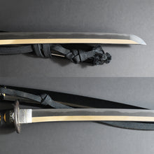 Load image into Gallery viewer, Authentic JAPANESE SAMURAI KATANA SWORD WAKIZASHI KIYOMITSU 清光 signed w/NBTHK KICHO PAPER w/KOSHIRAE ANTIQUE