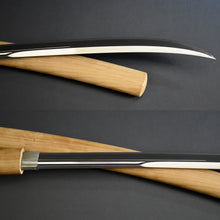 Load image into Gallery viewer, Authentic JAPANESE SAMURAI KATANA SWORD NAGINATA NAMINOHIRA 波平 w/NBTHK KICHO PAPER w/SHIRASAYA ANTIQUE