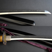 Load image into Gallery viewer, Authentic JAPANESE SAMURAI KATANA SWORD WAKIZASHI YUKIMITSU 行光 w/NTHK CERTIFICATE w/KOSHIRAE ANTIQUE