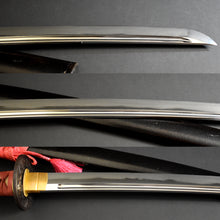 Load image into Gallery viewer, Authentic NIHONTO JAPANESE SAMURAI LONG SWORD KATANA FUYUHIRO 冬廣 w/NBTHK HOZON PAPER w/KOSHIRAE ANTIQUE