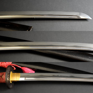 Authentic NIHONTO JAPANESE SAMURAI LONG SWORD KATANA FUYUHIRO 冬廣 w/NBTHK HOZON PAPER w/KOSHIRAE ANTIQUE