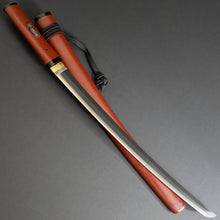 Load image into Gallery viewer, Authentic JAPANESE SAMURAI KATANA SWORD WAKIZASHI YOSHIKUNI 吉國 w/NBTHK KICHO PAPER w/KOSHIRAE ANTIQUE
