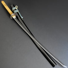 Load image into Gallery viewer, Authentic NIHONTO JAPANESE SAMURAI LONG SWORD KATANA MASAYOSHI 正吉 signed w/NBTHK KICHO PAPER w/KOSHIRAE ANTIQUE