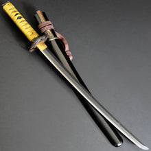 Load image into Gallery viewer, Authentic JAPANESE SAMURAI KATANA SWORD WAKIZASHI JYUMYO 寿命 w/NBTHK KICHO PAPER w/KOSHIRAE ANTIQUE