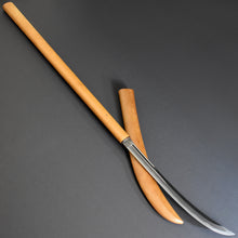 Load image into Gallery viewer, Authentic JAPANESE SAMURAI KATANA SWORD NAGINATA JYUMYOU 寿命 w/NTHK CERTIFICATE w/SHIRASAYA ANTIQUE