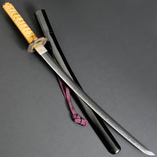 Load image into Gallery viewer, Authentic JAPANESE SAMURAI KATANA SWORD WAKIZASHI YUKIMITSU 行光 w/NTHK CERTIFICATE w/KOSHIRAE ANTIQUE