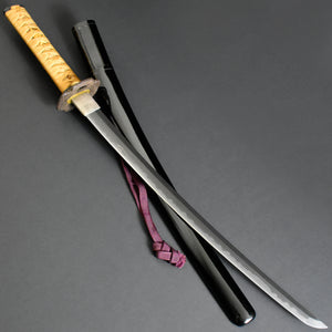 Authentic JAPANESE SAMURAI KATANA SWORD WAKIZASHI YUKIMITSU 行光 w/NTHK CERTIFICATE w/KOSHIRAE ANTIQUE