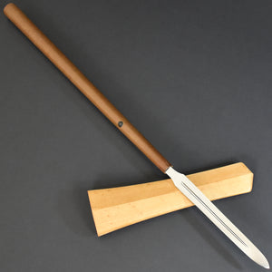 Authentic JAPANESE SAMURAI KATANA SWORD SPEAR YARI KANETSUGU 包次 signed w/NBTHK HOZON PAPER ANTIQUE