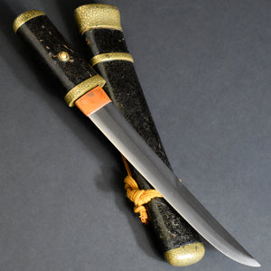 Authentic JAPANESE SAMURAI KATANA SWORD TANTO KAIFU 海部 w/NBTHK HOZON PAPER ANTIQUE