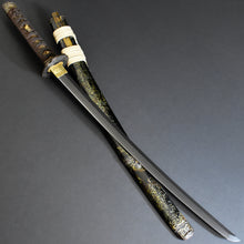 Load image into Gallery viewer, Authentic JAPANESE SAMURAI KATANA SWORD WAKIZASHI TADAHIRO 忠廣 signed w/NBTHK TOKUBETSU KICHO PAPER w/KOSHIRAE ANTIQUE