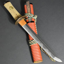 Load image into Gallery viewer, Authentic JAPANESE SAMURAI KATANA SWORD TANTO OWARIZEKI 尾張関 w/NBTHK HOZON PAPER ANTIQUE