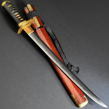 Load image into Gallery viewer, Authentic JAPANESE SAMURAI KATANA SWORD WAKIZASHI TOSHINAGA 壽長 signed w/NBTHK KICHO PAPER w/KOSHIRAE ANTIQUE