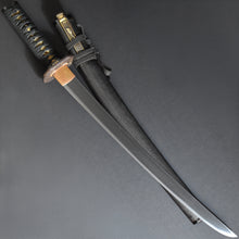 Load image into Gallery viewer, Authentic JAPANESE SAMURAI KATANA SWORD WAKIZASHI IEYASU 家安 signed w/NBTHK TOKUBETSU KICHO PAPER w/KOSHIRAE ANTIQUE