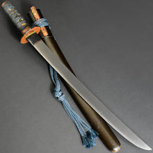 Load image into Gallery viewer, Authentic JAPANESE SAMURAI KATANA SWORD WAKIZASHI SUE SEKI 末関 w/NTHK CERTIFICATE w/KOSHIRAE ANTIQUE