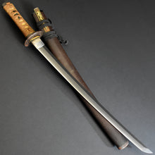 Load image into Gallery viewer, Authentic JAPANESE SAMURAI KATANA SWORD WAKIZASHI SUKENARI 祐成 signed w/NBTHK TOKUBETSU KICHO PAPER w/KOSHIRAE ANTIQUE