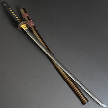Load image into Gallery viewer, Authentic NIHONTO JAPANESE SAMURAI LONG SWORD KATANA YOSHIKUNI 吉國 signed w/NBTHK HOZON PAPER w/KOSHIRAE ANTIQUE
