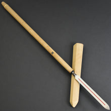 Load image into Gallery viewer, Authentic JAPANESE SAMURAI KATANA SWORD SPEAR YARI KANABO 金房 w/NBTHK KICHO PAPER w/SHIRASAYA ANTIQUE