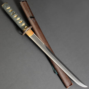 Authentic JAPANESE SAMURAI KATANA SWORD WAKIZASHI ECHIZEN SEKI 越前関 w/NTHK CERTIFICATE w/KOSHIRAE ANTIQUE