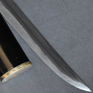 Authentic JAPANESE SAMURAI KATANA SWORD WAKIZASHI CHIGO SWORD 稚児刀 JYUMYO 寿命 w/NTHK CERTIFICATE w/KOSHIRAE ANTIQUE