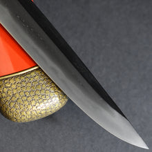 Load image into Gallery viewer, Authentic JAPANESE SAMURAI KATANA SWORD TANTO KANESHIGE 包重 w/NTHK CERTIFICATE ANTIQUE