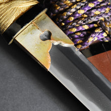 Load image into Gallery viewer, Authentic JAPANESE SAMURAI KATANA SWORD TANTO DAGGER KANENAGA 兼永 w/NTHK CERTIFICATE ANTIQUE