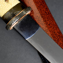 Load image into Gallery viewer, Authentic JAPANESE SAMURAI KATANA SWORD TANTO DAIDO 大道 w/CERTIFICATE ANTIQUE