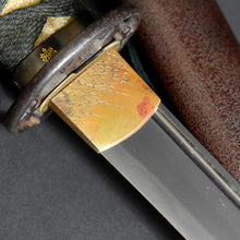 Load image into Gallery viewer, Authentic JAPANESE SAMURAI KATANA SWORD WAKIZASHI ECHIZEN SEKI 越前関 w/NTHK CERTIFICATE w/KOSHIRAE ANTIQUE