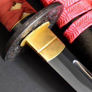 Authentic NIHONTO JAPANESE SAMURAI LONG SWORD KATANA FUYUHIRO 冬廣 w/NBTHK HOZON PAPER w/KOSHIRAE ANTIQUE