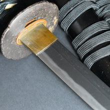 Load image into Gallery viewer, Authentic NIHONTO JAPANESE SAMURAI LONG SWORD KATANA FUJIWARA TAKADA 藤原高田 w/NBTHK HOZON PAPER w/KOSHIRAE ANTIQUE