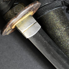 Load image into Gallery viewer, Authentic JAPANESE SAMURAI KATANA SWORD WAKIZASHI FUSAMUNE 総宗 w/NBTHK TOKUBETSU KICHO PAPER w/KOSHIRAE ANTIQUE HITATSURA YAKI 皆焼