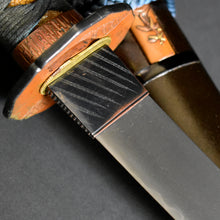 Load image into Gallery viewer, Authentic JAPANESE SAMURAI KATANA SWORD WAKIZASHI SUE SEKI 末関 w/NTHK CERTIFICATE w/KOSHIRAE ANTIQUE