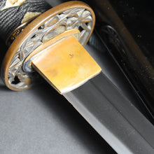 Load image into Gallery viewer, Authentic JAPANESE SAMURAI KATANA SWORD WAKIZASHI YUKIYASU 行安 signed w/NBTHK TOKUBETSU KICHO PAPER w/KOSHIRAE ANTIQUE