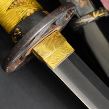 Load image into Gallery viewer, Authentic JAPANESE SAMURAI KATANA SWORD WAKIZASHI JYUMYO 寿命 w/NBTHK KICHO PAPER w/KOSHIRAE ANTIQUE