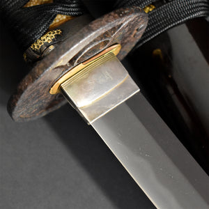 Authentic JAPANESE SAMURAI KATANA SWORD WAKIZASHI KANETSUNE 兼常 signed w/NBTHK KICHO PAPER w/KOSHIRAE ANTIQUE