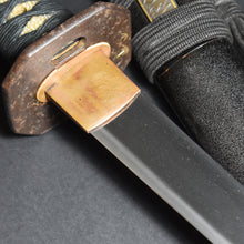 Load image into Gallery viewer, Authentic JAPANESE SAMURAI KATANA SWORD WAKIZASHI IEYASU 家安 signed w/NBTHK TOKUBETSU KICHO PAPER w/KOSHIRAE ANTIQUE