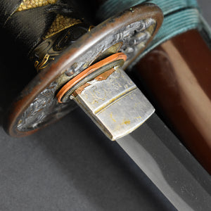 Authentic NIHONTO JAPANESE SAMURAI LONG SWORD KATANA KANETSUNE 兼常 w/NBTHK KICHO PAPER w/KOSHIRAE and SHIRASAYA ANTIQUE 72.4cm