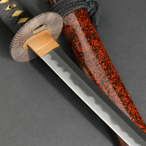 Authentic JAPANESE SAMURAI KATANA SWORD WAKIZASHI SUE UDA 末宇多 w/NBTHK KICHO PAPER w/KOSHIRAE ANTIQUE