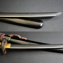 Load image into Gallery viewer, Authentic JAPANESE SAMURAI KATANA SWORD WAKIZASHI JYUMYO 寿命 w/NBTHK KICHO PAPER w/KOSHIRAE ANTIQUE
