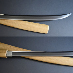 Authentic JAPANESE SAMURAI KATANA SWORD NAGINATA NAMINOHIRA 波平 w/NBTHK KICHO PAPER w/SHIRASAYA ANTIQUE