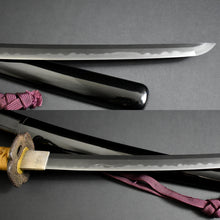 Load image into Gallery viewer, Authentic JAPANESE SAMURAI KATANA SWORD WAKIZASHI YUKIMITSU 行光 w/NTHK CERTIFICATE w/KOSHIRAE ANTIQUE