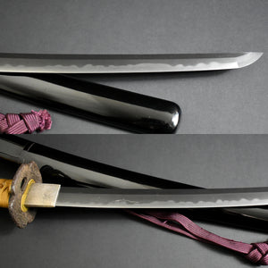 Authentic JAPANESE SAMURAI KATANA SWORD WAKIZASHI YUKIMITSU 行光 w/NTHK CERTIFICATE w/KOSHIRAE ANTIQUE