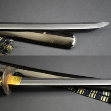 Load image into Gallery viewer, Authentic JAPANESE SAMURAI KATANA SWORD WAKIZASHI SHINTOU MINO 新刀美濃 w/NTHK CERTIFICATE w/KOSHIRAE and SHIRASAYA ANTIQUE