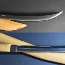 Load image into Gallery viewer, Authentic JAPANESE SAMURAI KATANA SWORD NAGINATA NOBUKUNI 信国 w/NTHK CERTIFICATE w/SHIRASAYA ANTIQUE