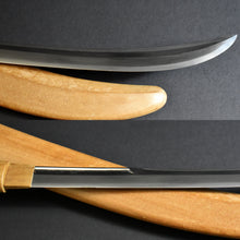 Load image into Gallery viewer, Authentic JAPANESE SAMURAI KATANA SWORD NAGINATA KUNITSUGU 國次 signed w/NTHK CERTIFICATE ANTIQUE DOUBLE EDGED BLADE