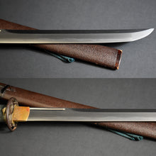 Load image into Gallery viewer, Authentic JAPANESE SAMURAI KATANA SWORD WAKIZASHI ECHIZEN SEKI 越前関 w/NTHK CERTIFICATE w/KOSHIRAE ANTIQUE