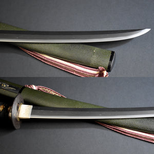 Authentic JAPANESE SAMURAI KATANA SWORD WAKIZASHI KANEOTO 兼音 signed w/NBTHK HOZON PAPER ANTIQUE