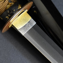 Load image into Gallery viewer, Authentic JAPANESE SAMURAI KATANA SWORD WAKIZASHI ECHIZEN SEKI 越前関 w/NTHK CERTIFICATE w/KOSHIRAE ANTIQUE