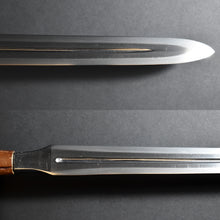 Load image into Gallery viewer, Authentic JAPANESE SAMURAI KATANA SWORD SPEAR YARI KANETSUGU 包次 signed w/NBTHK HOZON PAPER ANTIQUE